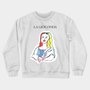 LA GIOCONDA pencil drawing Crewneck Sweatshirt